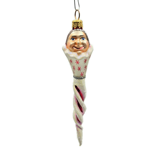 Christopher Radko Jack Frost Jr Red Snow Twist Christmas Tree Ornament 98-265-0 - Picture 1 of 9